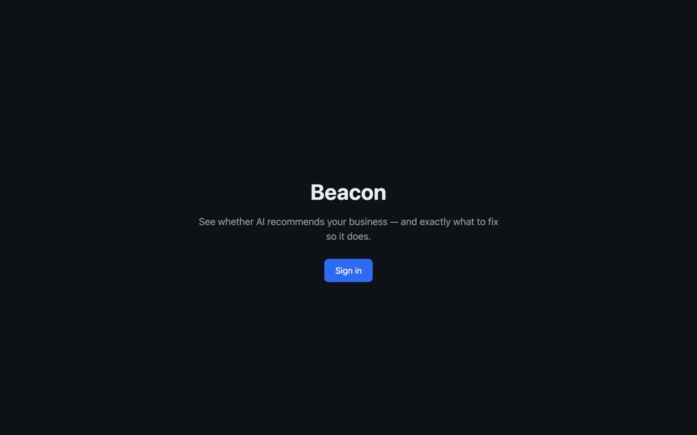 Beacon — screenshot